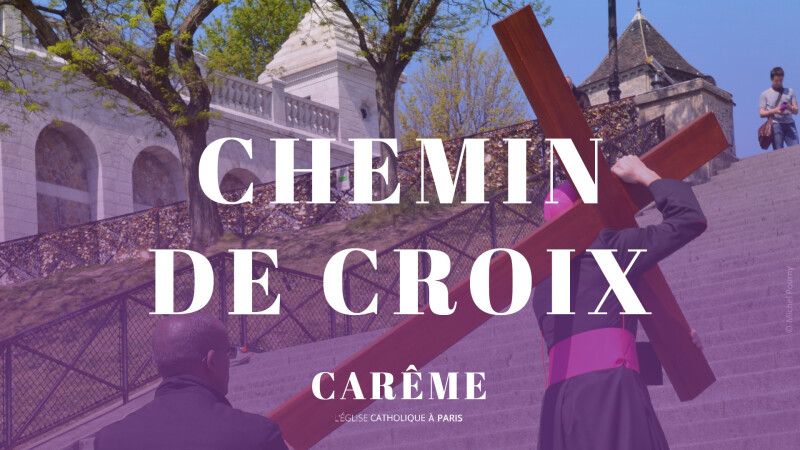 Chemin de croix dans la rue