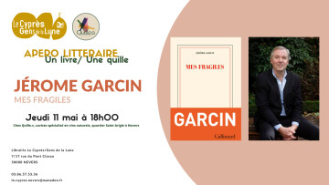 Apéro Littéraire en présence de Jérôme Garcin