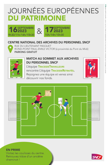 Atelier : « Match au sommet aux archives du personnel SNCF ! »