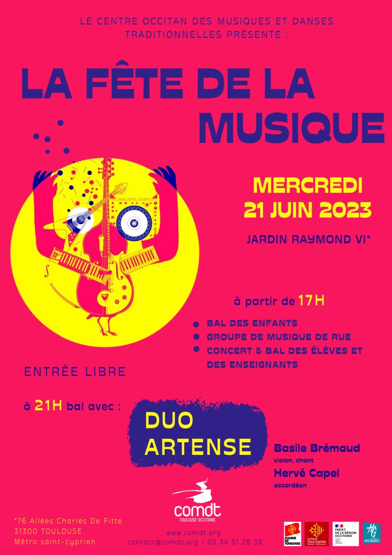 Bals, déambulation, musiques et danses traditionnelles