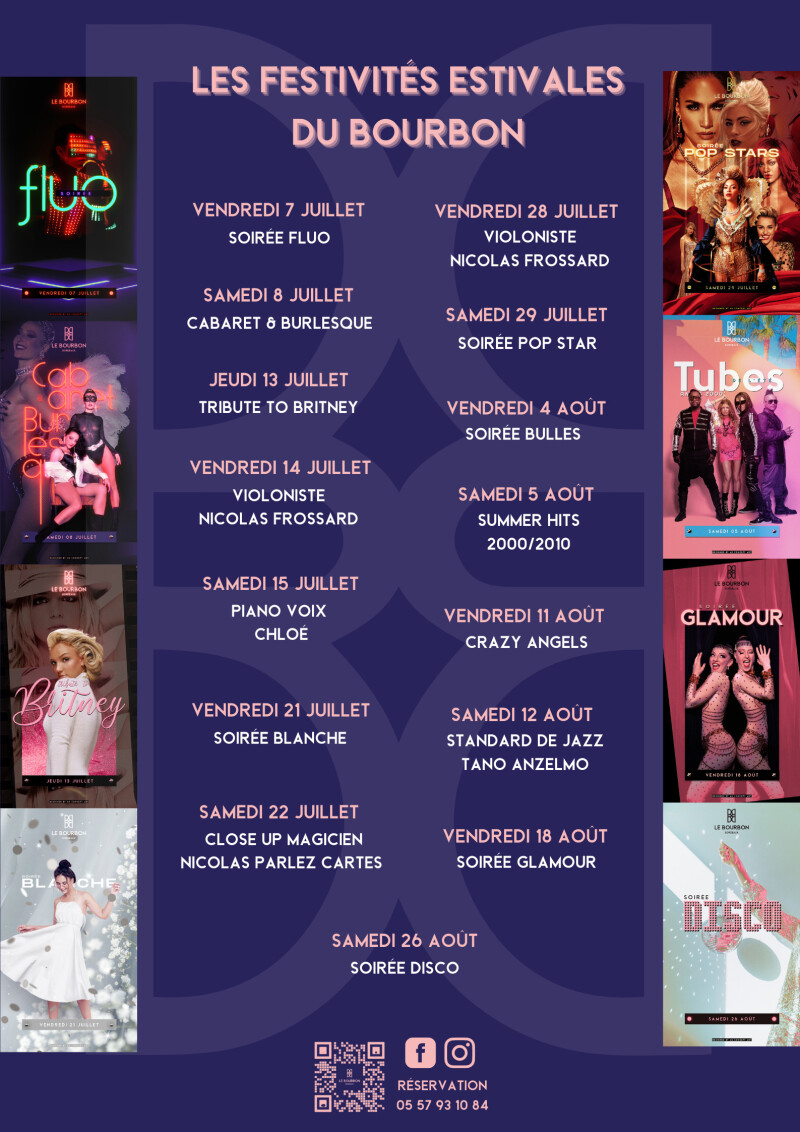 Les Festivités Estivales du Bourbon Bordeaux