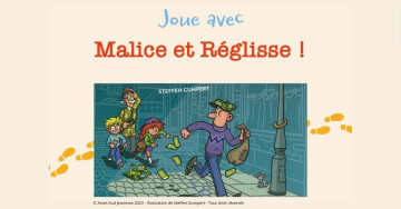 Jeu de piste avec Malice et Réglisse
