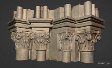 " Plus de mille chapiteaux : le décor monumental intérieur de Notre-Dame de
Paris "