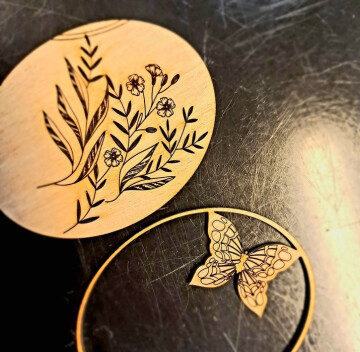 Atelier déco de printemps : Fabrication au laser