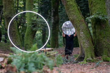 « Nebula » danse en paysage dans un spectacle de Vania Vaneau et Cie Arrangement Provisoire - programmé par L'Atelline
