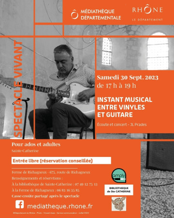 "Instant musical : entre vinyles et guitare"