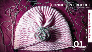 [ATELIER] BONNET EN CROCHET