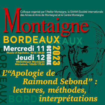 "L'Apologie de Raimond Sebond" : lecture, méthodes, interprétations