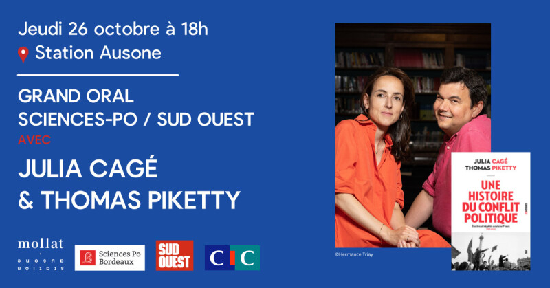 COMPLET - Grand-Oral Sciences Po - Sud Ouest avec Julia Cagé et Thomas Piketty