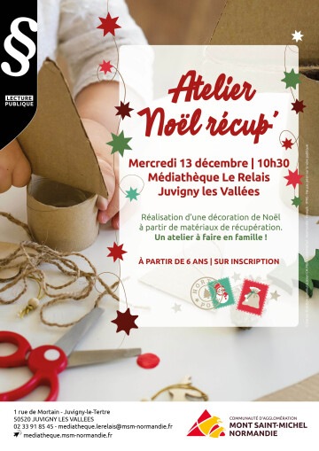 [Loisirs] Atelier Noël Récup'