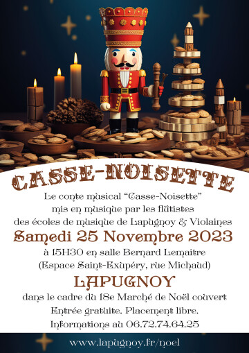 "Casse noisette" mis en musique par les classes de flûtes de Violaines et Lapugnoy