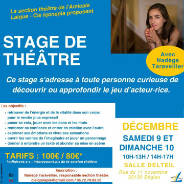 Stage de théâtre