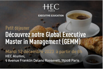 [Petit déjeuner] Global Executive Master in Management (GEMM)