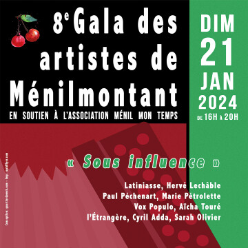 8e Gala des Artistes de Ménilmontant