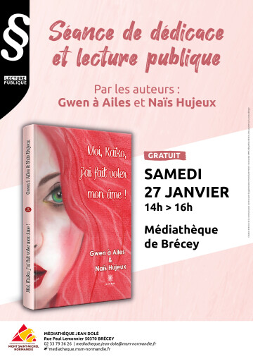 [Loisirs] Séance de dédicace et lecture publique