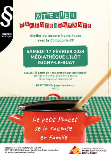 [Loisirs] Atelier Parents/Enfants " Le petit Poucet se la raconte en famille "