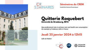 [Seminaire CREM] New professional roles in primary care and health care consumption: the example of midwives skills in France