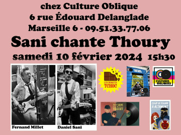 Dédicace Jean-William Thoury + Showcase semi-acoustique "Sani chante Thoury"