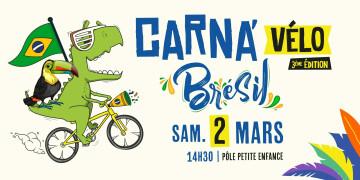 3ème édition Carna’Vélo : Carnaval do Brasil - Samedi 2 mars