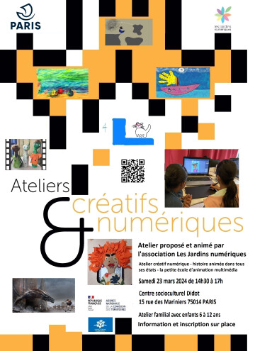 Atelier créatif numérique - histoire animée dans tous ses états