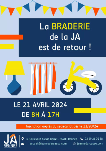 Braderie de l'association Jeanne d'Arc