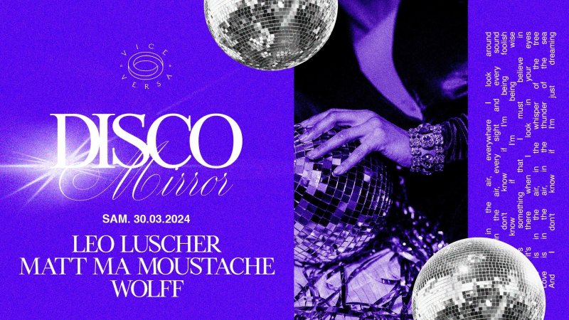 Disco Mirror: Leo Luscher / Matt Ma Moustache / Wolff