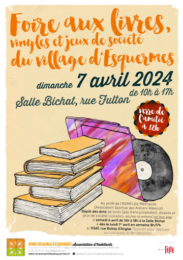 Foire aux livres, vinyles et jeux de société
