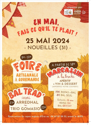 "En mai, fais ce qu'il te plaît", le 25 mai à Noueilles