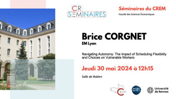 [SeminaireCREM] Navigating Autonomy: The Impact of Scheduling Flexibility and Choices on Vulnerable Workers