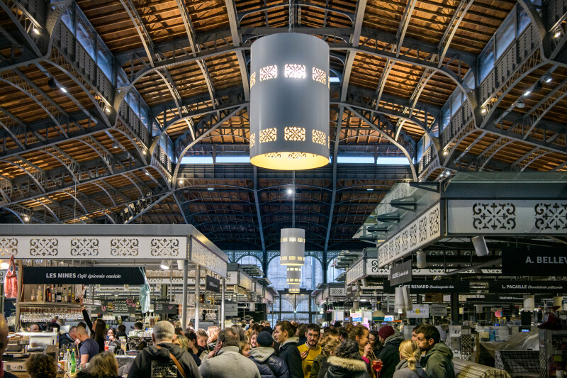 Nocturne aux halles centrales