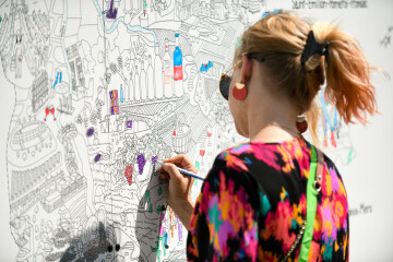 "La Fresque" à l'Espace Familles