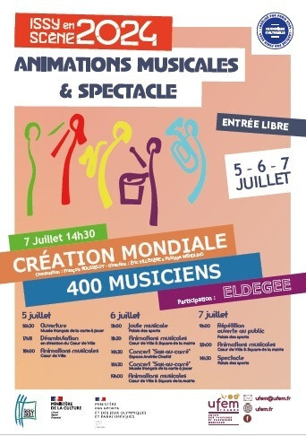 « Issy en scène » : les fanfares de France animent la Ville