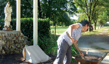 Entretenir et embellir le Sanctuaire