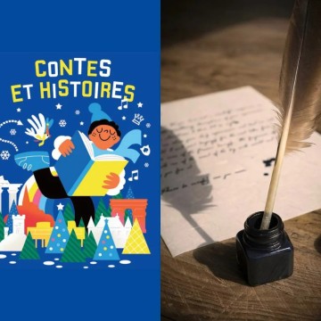 Visite-atelier : Carte de vœux à la plume