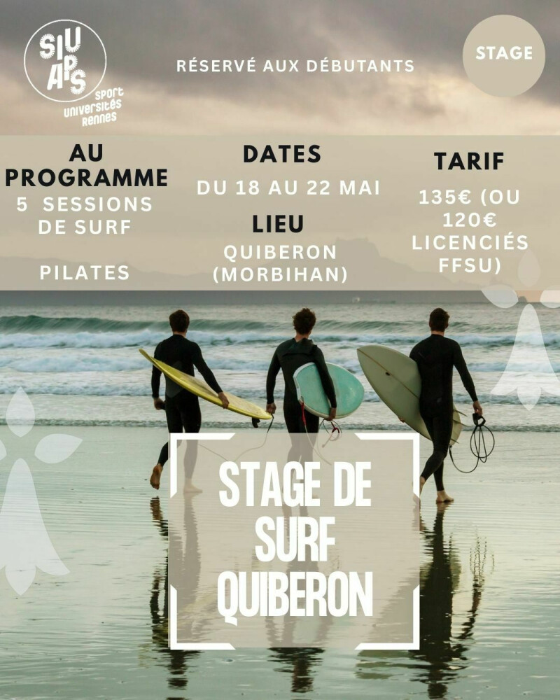 Stage de surf du SIUAPS