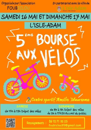 5ème Bourse aux vélos de L'Isle Adam