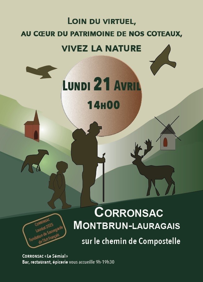 A Corronsac, sur le Chemin de Compostelle