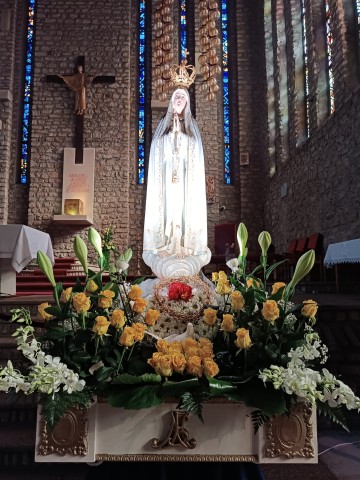 Pèlerinage anniversaire de la 1ère apparition de la Vierge à Fatima
