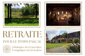 Retraite avec les Fraternités Évangéliques de Jérusalem du 4 au 9 mai 2026 à Magdala