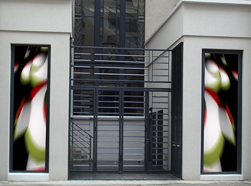 Étrange diptyque signé Guillaume Bottazzi sur le patrimoine historique des Gratte-Ciel de Villeurbanne