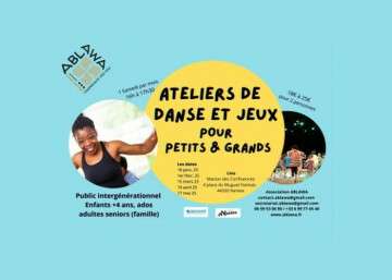 Ateliers de danse petits et grands - par Ablawa, la danse d'ailleurs, d'ici