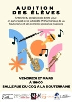 Audition des élèves La Souterraine