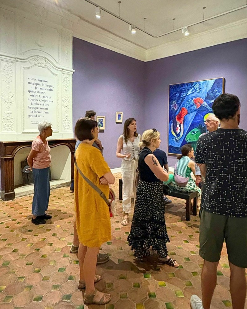 Visite guidée : Histoire du château et découverte de l'exposition "Chagall, les années vençoises. Une renaissance méditerranéenne."