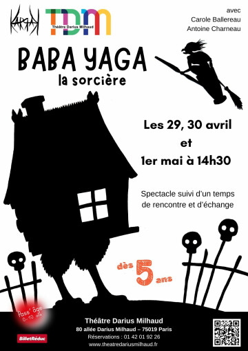 Baba Yaga la sorcière, conte en théâtre d'ombres