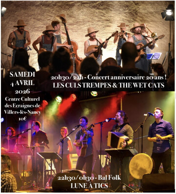 Culs Trempés & the Wet Cats + Bal Lune à Tics