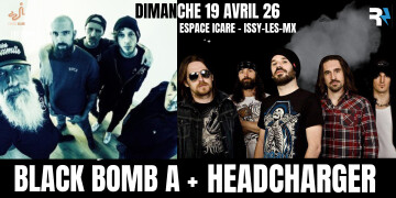 HEADCHARGER + BLACK BOMB A en concert avec Le Réacteur