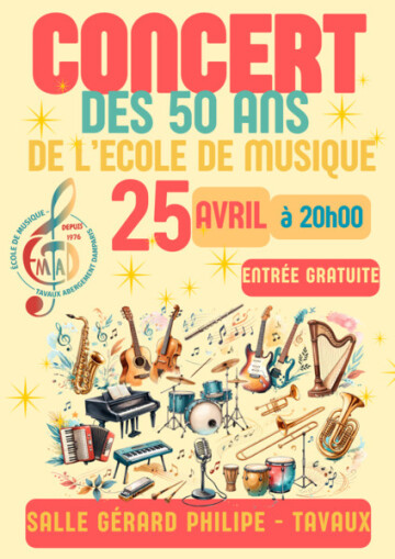 Concert anniversaire - 50 ans de l'EMTAD