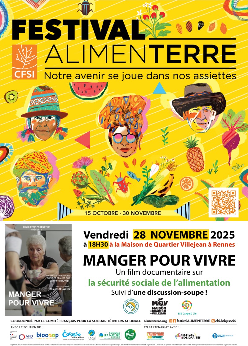 "Manger pour vivre" film documentaire sur la sécurité de l'alimentation