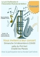 # Concert de la Lyre Chaillezaise et l'Association Musicale de Nalliers