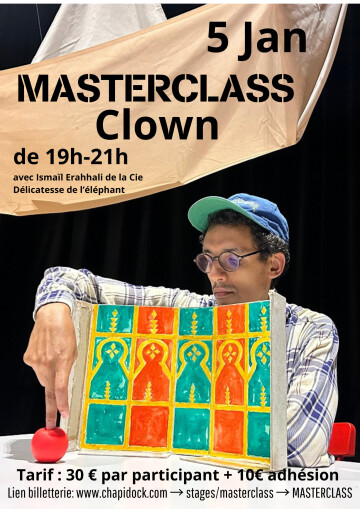 Masterclass de Clown (Atelier tous niveaux)